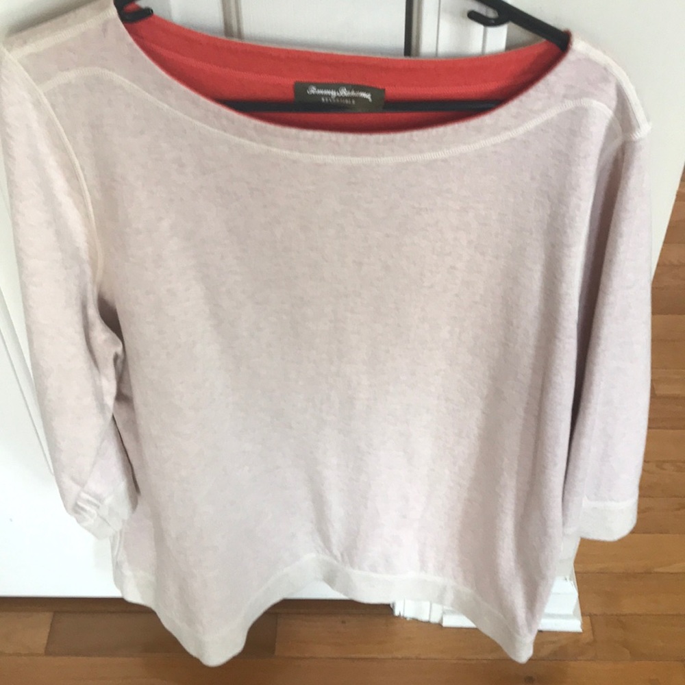 Tommy Bahama Reversible Sweatshirt 3/4 sleeves
